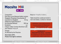 Macsita M Xr 50/500 Tablet 10