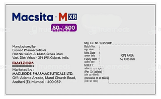 Macsita Mxr 500/50 MG Tablet 10