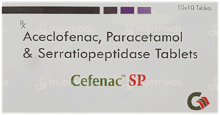 Cefenac Sp 100/325/15Mg Tablet 10