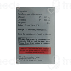 Cefora Oz 200/500 MG Tablet 10