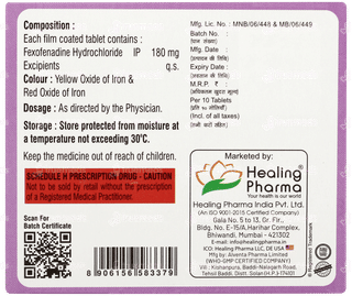 Algreat 180mg Tablet 10