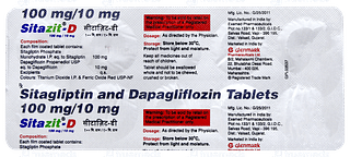 Sitazit D 10mg/100mg Tablet 10