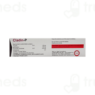 Cladin P 90/48/100 MG Tablet 10