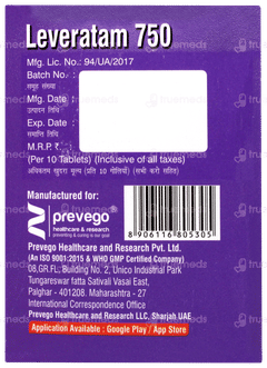 Leveratam 750 Tablet 10