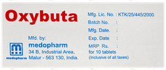 Oxybuta Tablet 10 Oxybuta Tablet 10