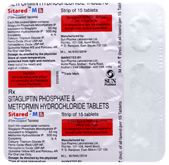 Sitared M 50/500 Tablet 15 Sitared M 50/500 Tablet 15