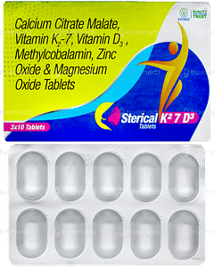 Sterical K2 7 D3 Tablet 10