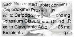 Kefodime Cv 200 Tablet 10 Kefodime Cv 200 Tablet 10