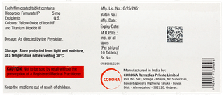 Bisobis 5 Tablet 10