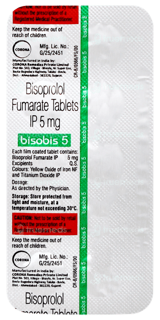 Bisobis 5 Tablet 10
