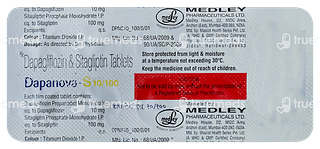 Dapanova S 10/100 MG Tablet 10