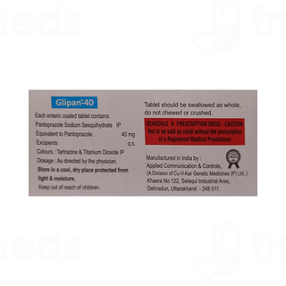Glipan 40 MG Tablet 10