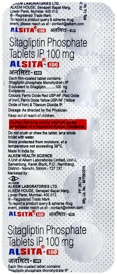 Alsita 100 Tablet 10 Alsita 100 Tablet 10