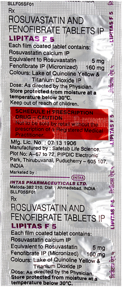 Lipitas F 5 Tablet 10