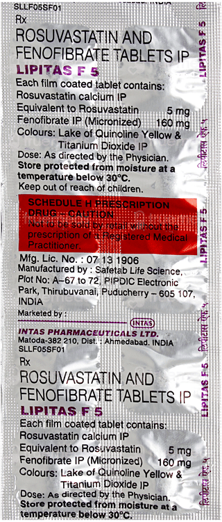 Lipitas F 5 Tablet 10