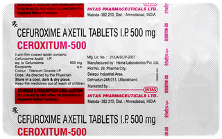 Ceroxitum 500 Tablet 10