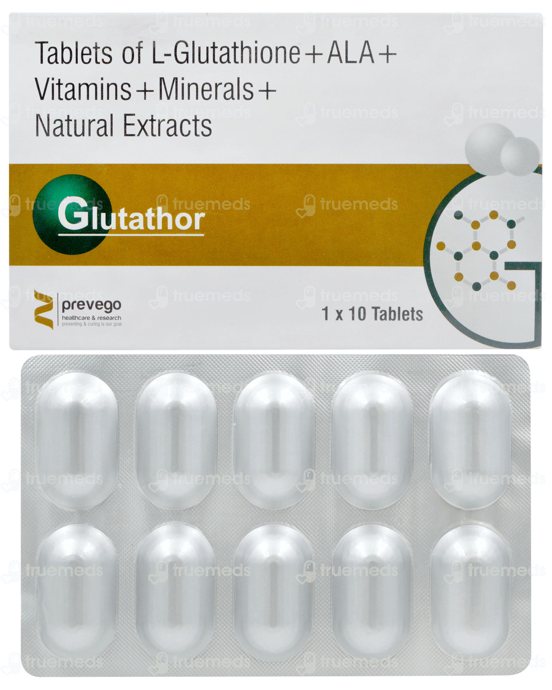 Glutathor Tablet 10 - Uses, Side Effects, Dosage, Price