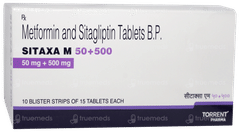 Sitaxa M 50+500 Tablet 15