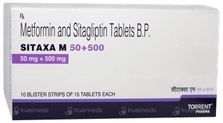 Sitaxa M 50+500 Tablet 15