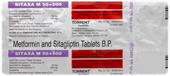 Sitaxa M 50+500 Tablet 15
