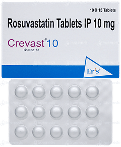 Crevast 10 Tablet 15