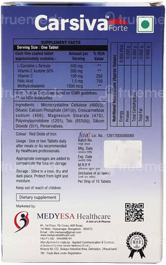 Carsiva Forte Tablet 10