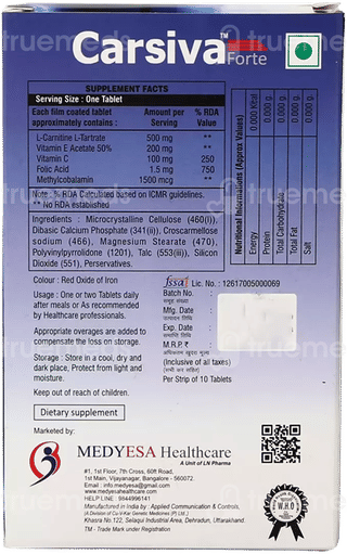Carsiva Forte Tablet 10
