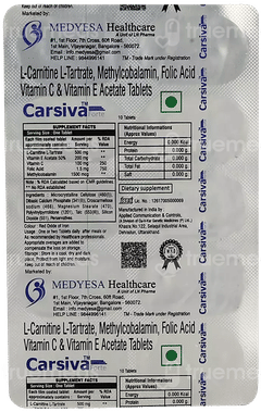 Carsiva Forte Tablet 10