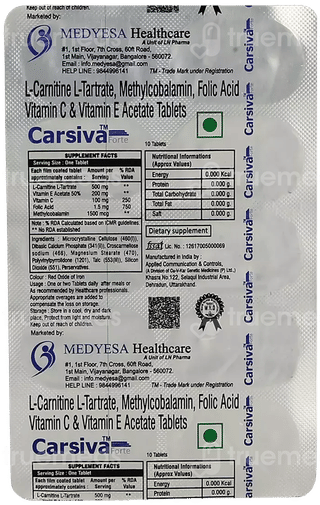 Carsiva Forte Tablet 10