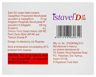 Istavel D 10 100 Mg Tablet 15 - Uses, Side Effects, Dosage, Price ...