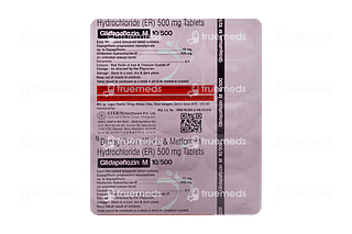 Glidapaflozin M 10/500 MG Tablet Er 15