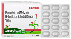 Glidapaflozin M 10/500 Tablet 15 Glidapaflozin M 10/500 Tablet 15