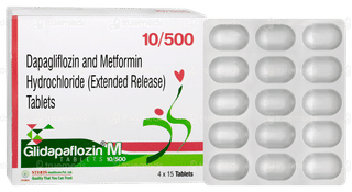 Glidapaflozin M 10/500 Tablet 15