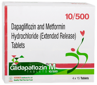 Glidapaflozin M 10/500 Tablet 15