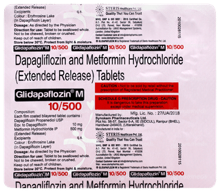 Glidapaflozin M 10/500 Tablet 15