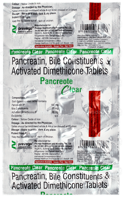 Pancreote Clear Tablet 15