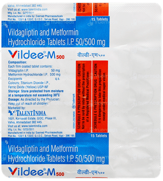 Vildee M 500 Tablet 15