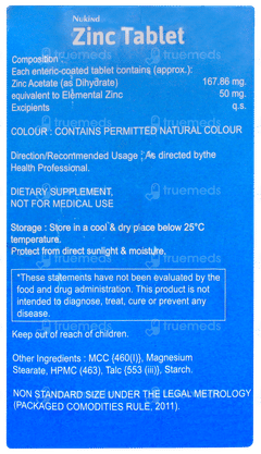 Nukind Zinc Tablet 15 Nukind Zinc Tablet 15