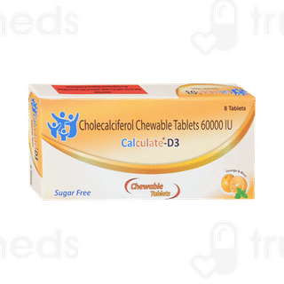Calculate D3 Orange & Mint Sugar Free Chewable Tablet 8