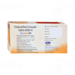 Calculate D3 Orange & Mint Sugar Free Chewable Tablet 8