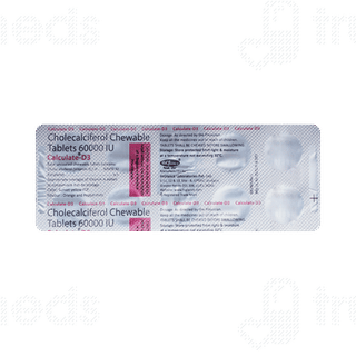 Calculate D3 Orange & Mint Sugar Free Chewable Tablet 8