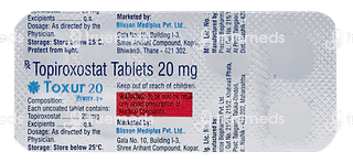 Toxur 20 MG Tablet 10