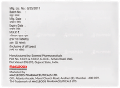 Macsita D 100/10 Tablet 10 Macsita D 100/10 Tablet 10