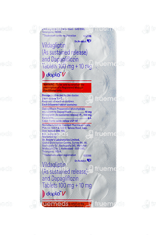 Daplo V 10/100 MG Tablet 10