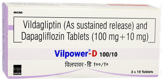 Vilpower D 100/10 Tablet 10