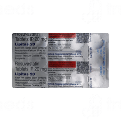 Lipitas 20 Tablet 15 Lipitas 20 Tablet 15