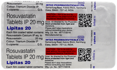 Lipitas 20 Tablet 15 Lipitas 20 Tablet 15
