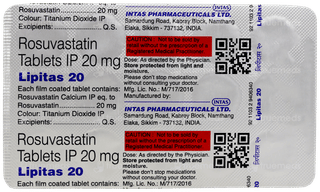 Lipitas 20 Tablet 15