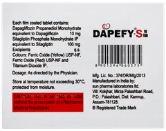 Dapefy S 10/100 Tablet 15 Dapefy S 10/100 Tablet 15