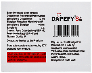 Dapefy S 10/100 Tablet 15